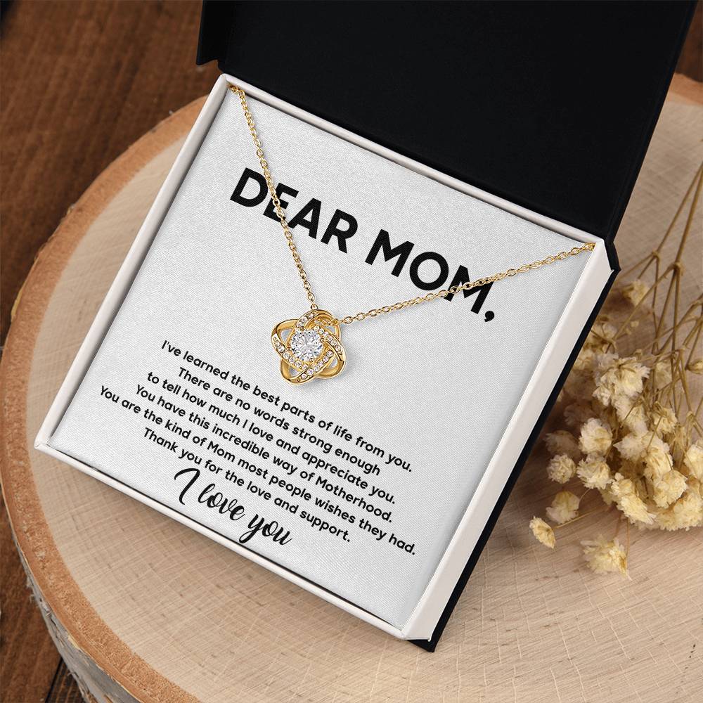 Dear Mom - Love Knot Necklace - So141
