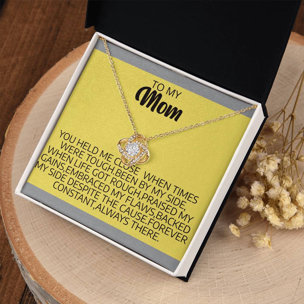 (Almost Gone) Held Me Close- Mom Necklace