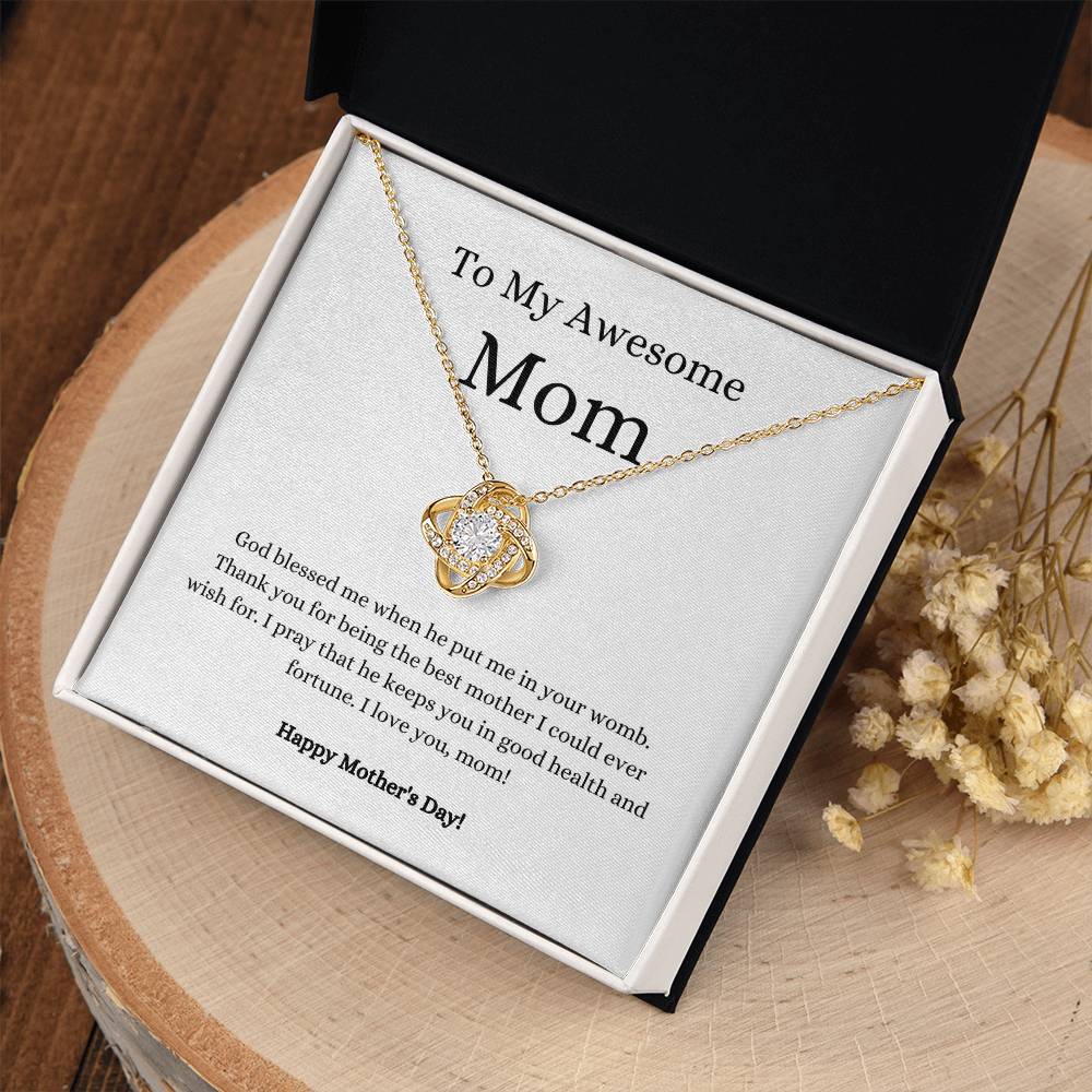 Mother's Day Blessing | Love Knot Necklace