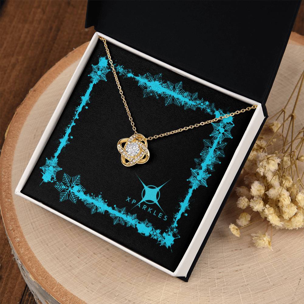 Xparkles Love Knot Necklace