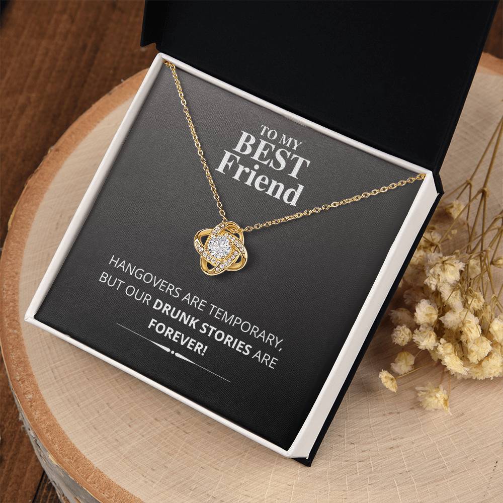 To My Best Friend - Love Knot Necklace (New Arrival)