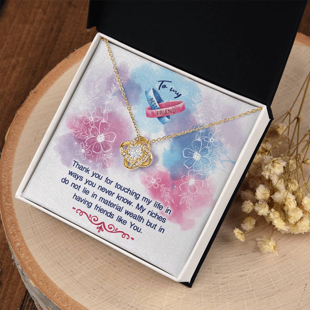 Friendship Knot Necklace - the Perfect Gift for Best Friend
