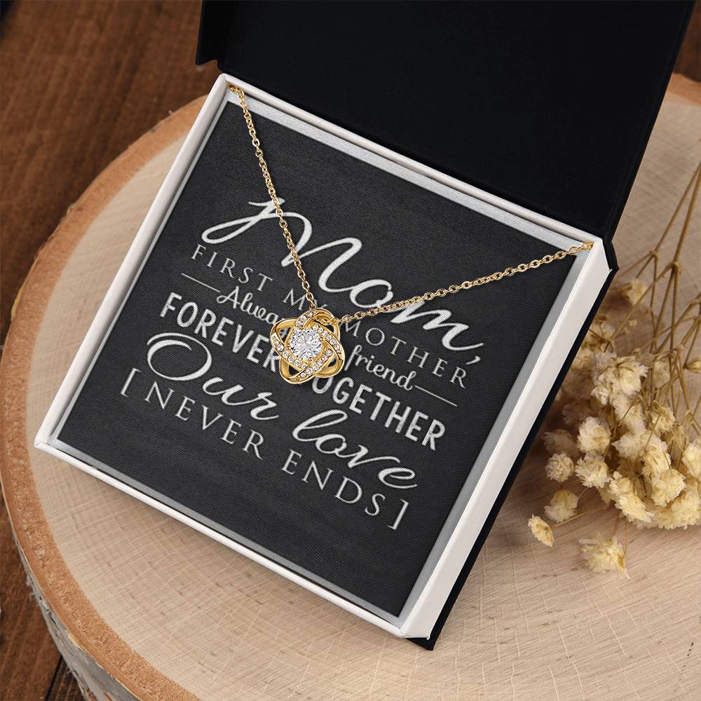 Our Love Never Ends Love Knot Necklace