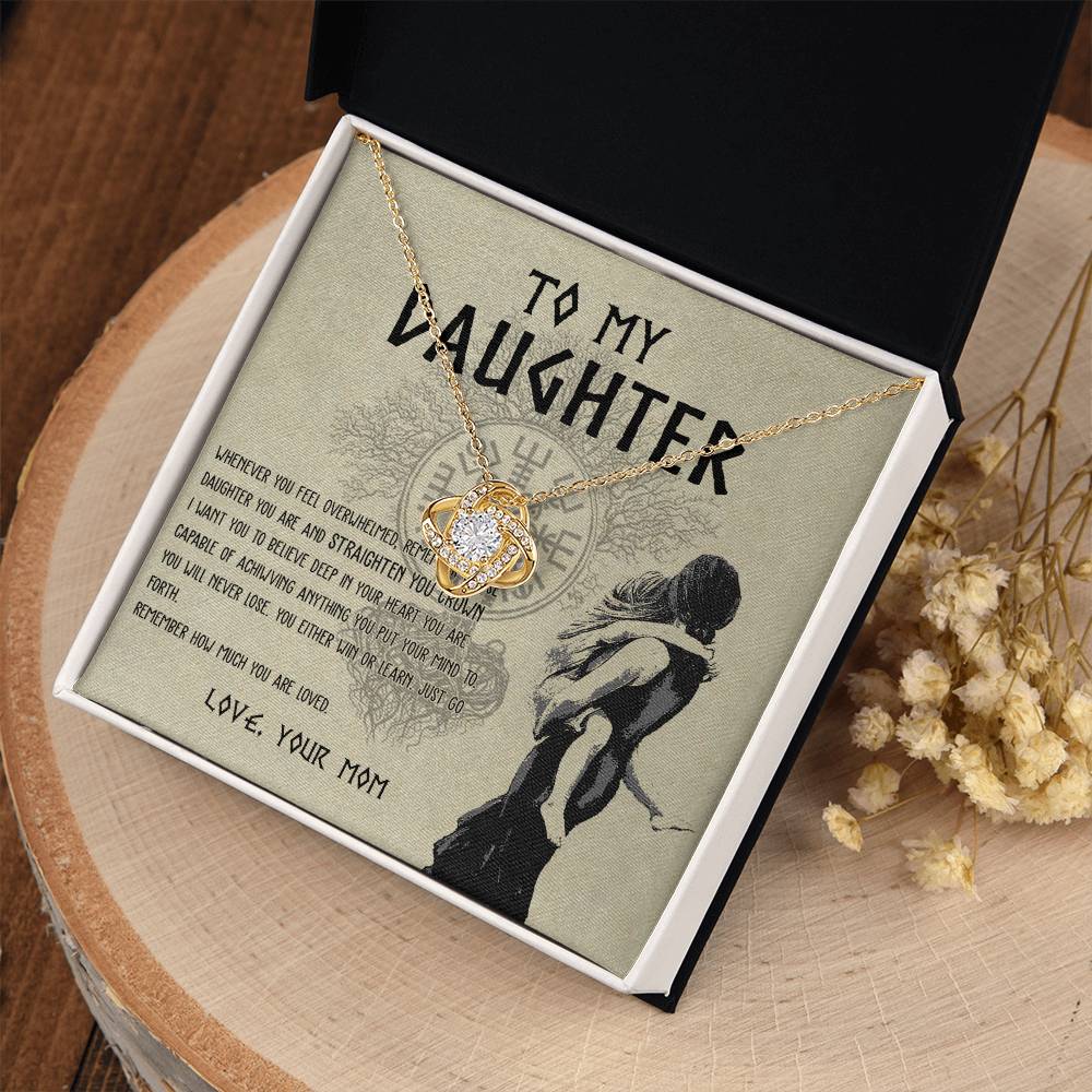 To My Daughter, Viking Daughter, Shieldmaiden Daughter, Viking Necklace for Daughter