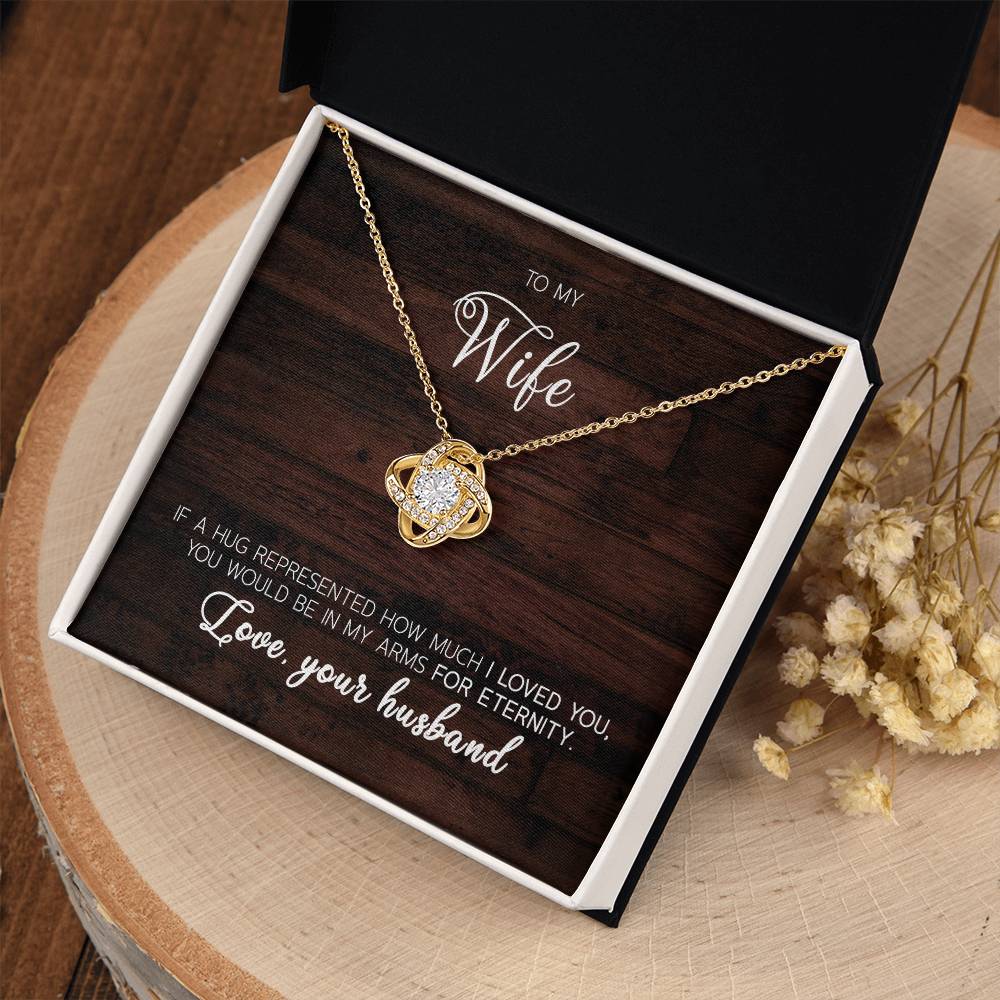 To My Wife, Love Your Husband Necklace