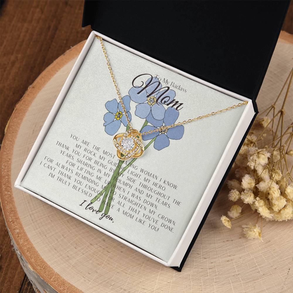 To My Badass Mom Necklace | Badass Mom Gift | Mother’s Day Gift | Birthday Gift | Gift From Daughter | Gift From Son | Birthday Gift for Mom | Birthday Necklace for Mom