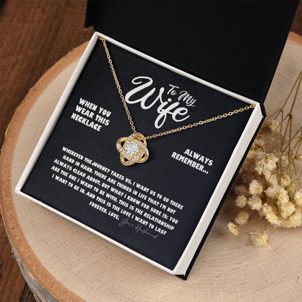 To My Wife - Your Last Everything - Forever Love Necklace - From Your Husband