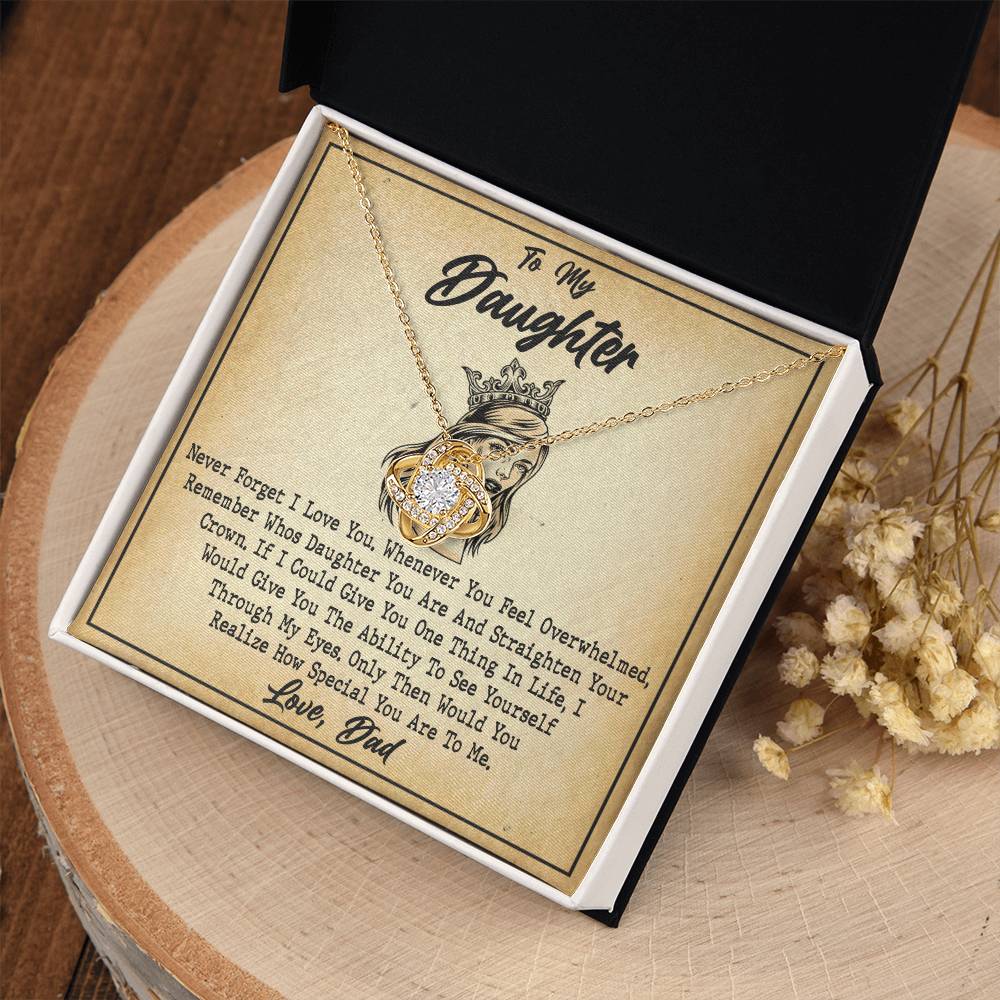 (Almost Gone) to My Daughter - Crown - Necklace