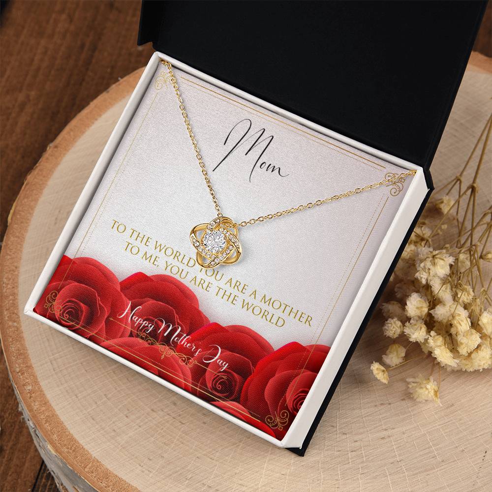 Happy Mother´s Day Love Knot Necklace