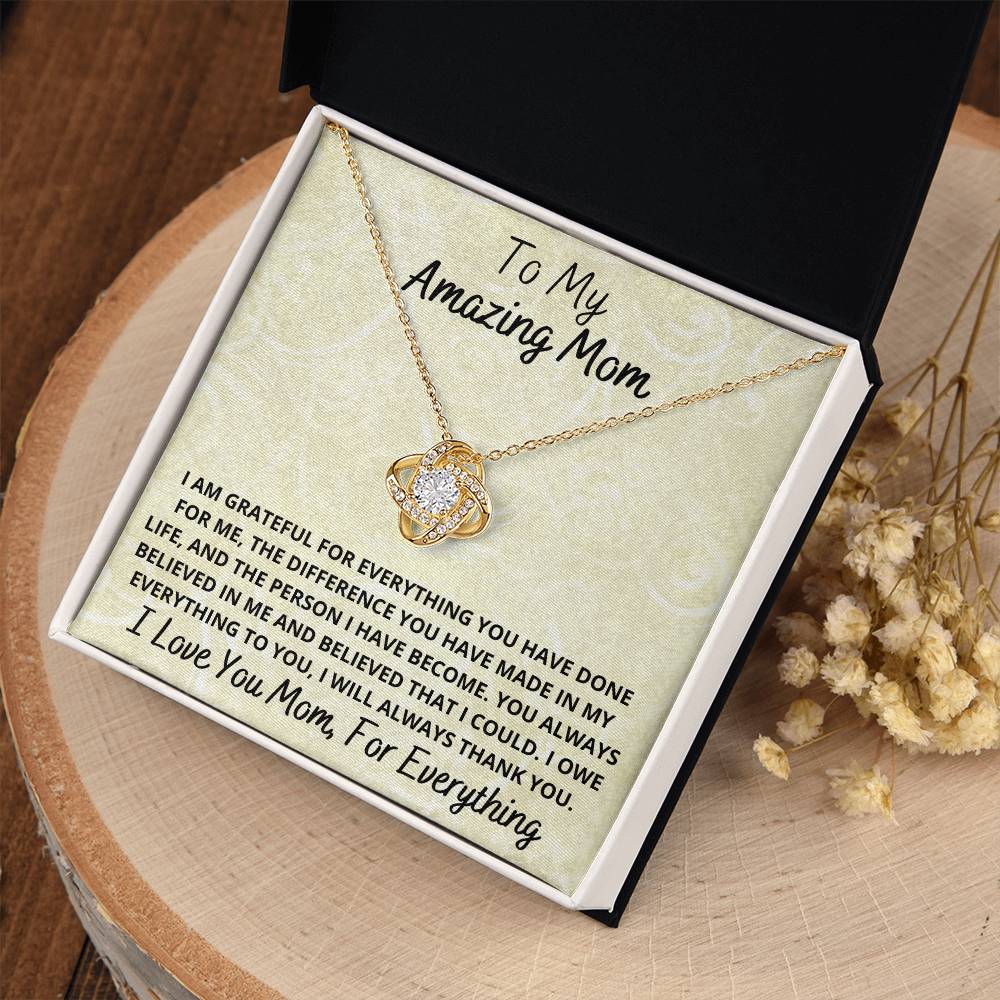 Thank You Mom Necklace