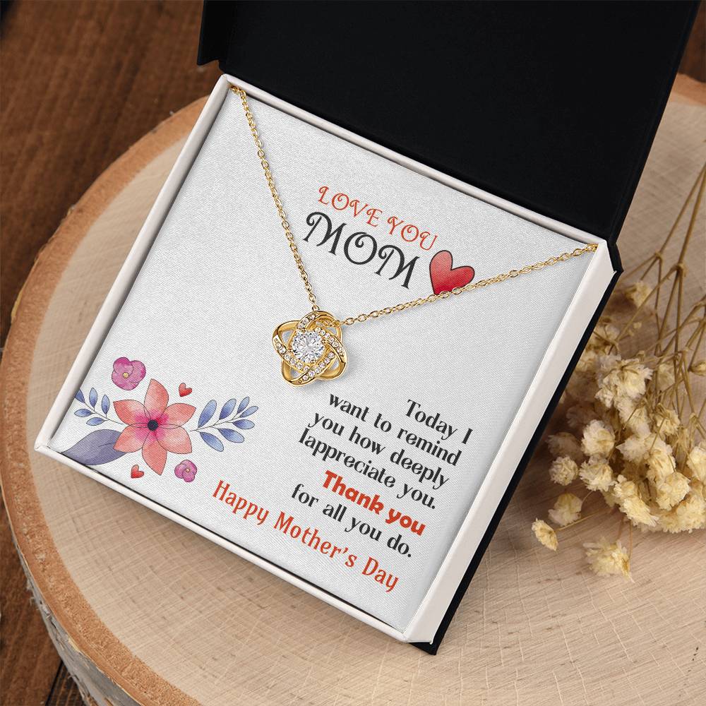 Love You Mom Necklace