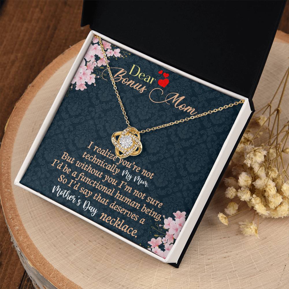 Bonus Mom - Mother's Day Necklace