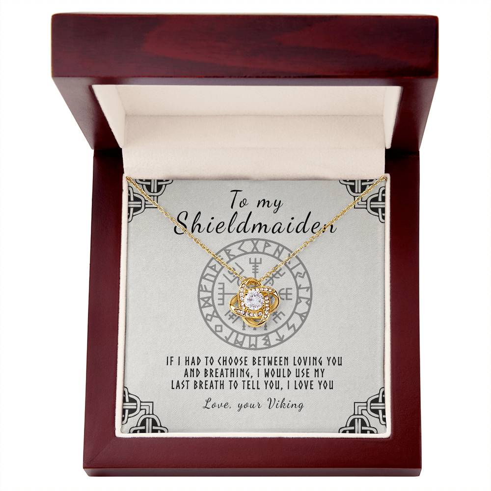 (Almost Gone) to My Shieldmaiden Knot Necklace