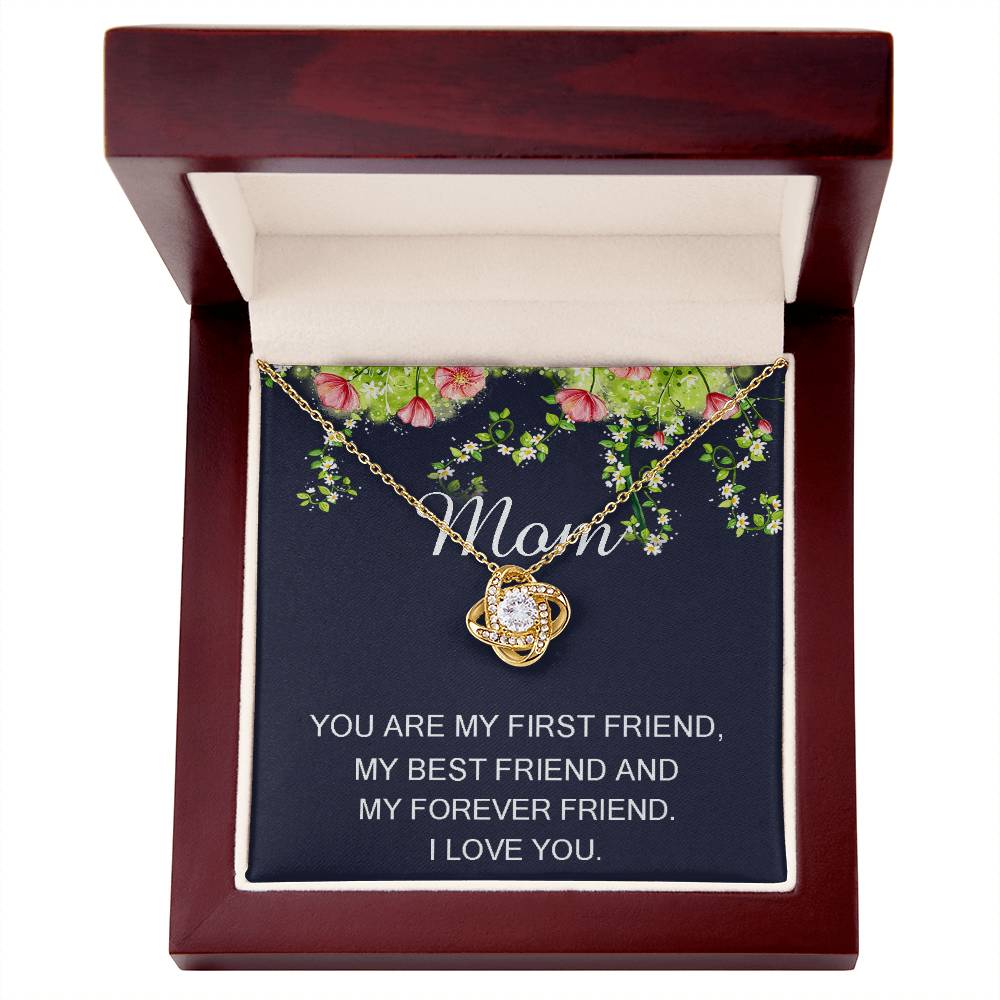 Necklace Gift for Mom • Mother's Day Gift • Birthday Gift for Mom • Mom Gift From Daughter • Mom Gift From Son • Mothers Day Love Knot Necklace