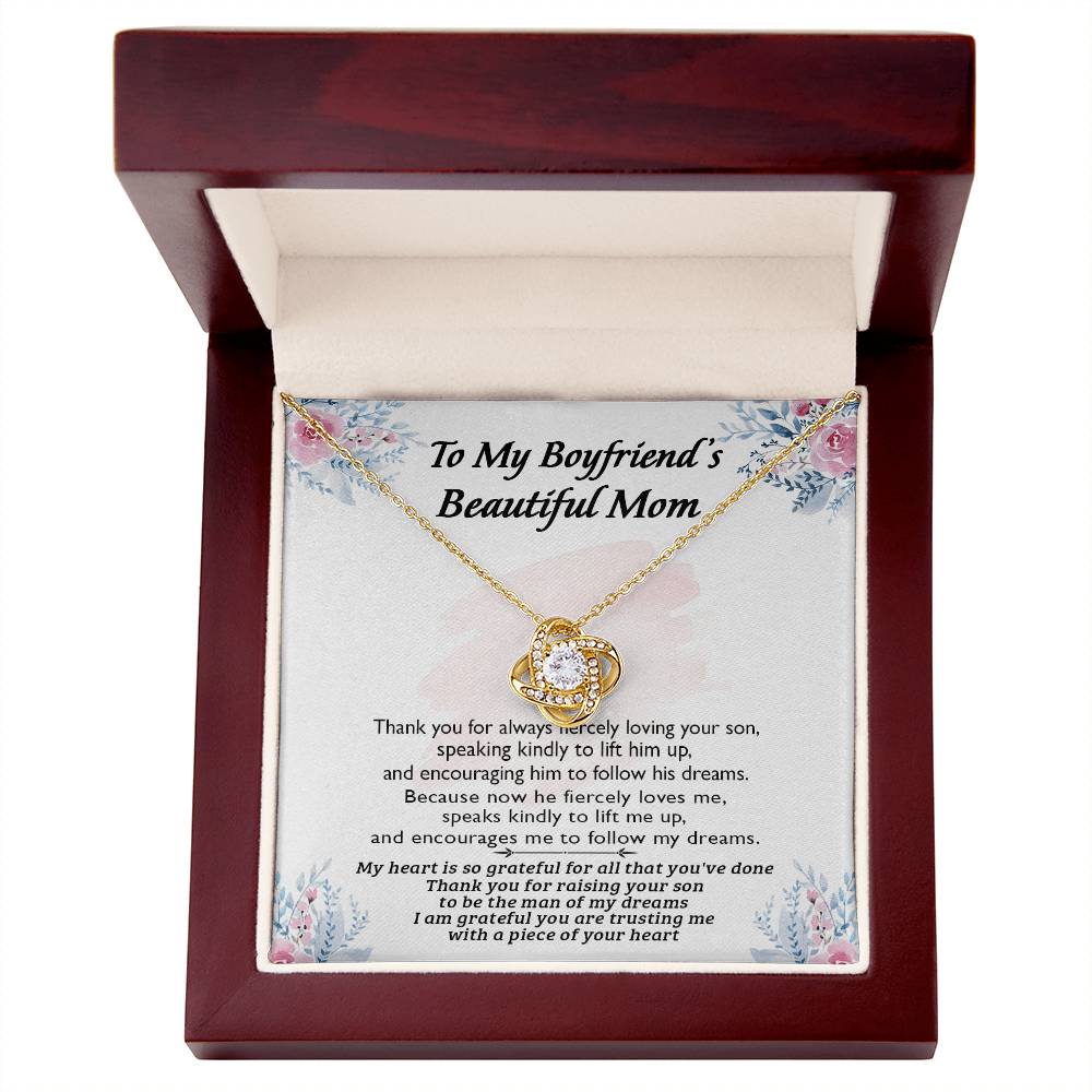 (Almost Gone) Gift for Boyfriend's Mom - Thank You for Always Fiercely Loving Your Son - Love Knot