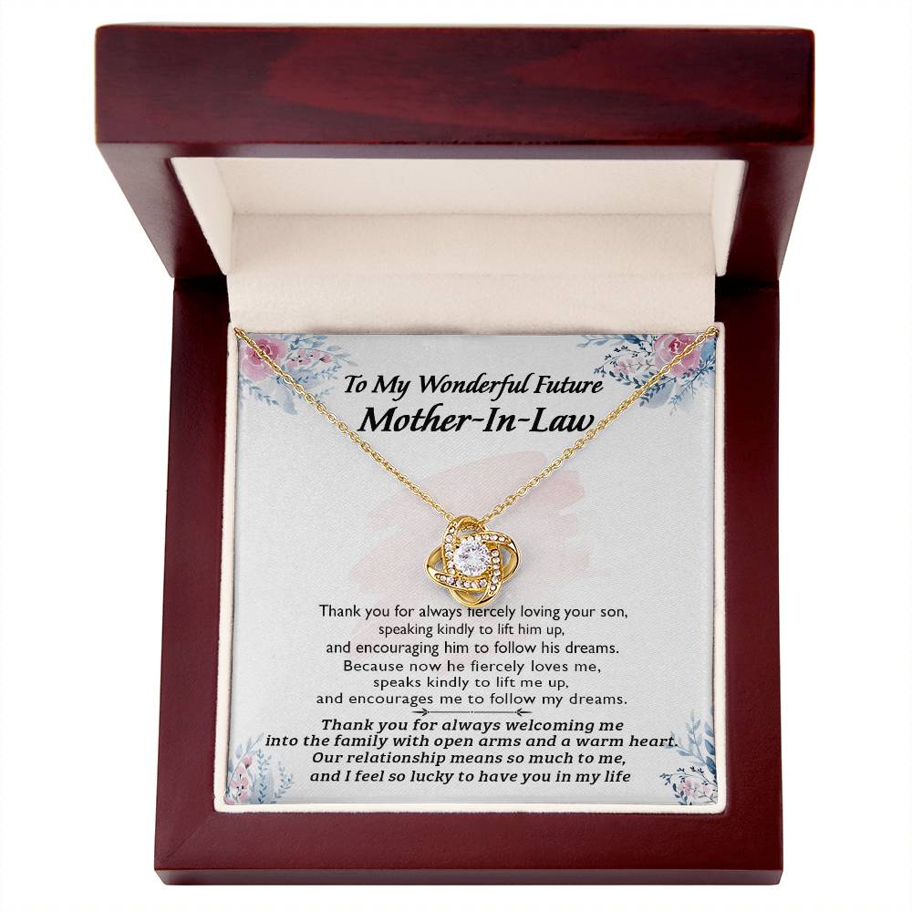 (Almost Gone) Gift for Future Mother-In-Law - Lift Him Up - Love Knot