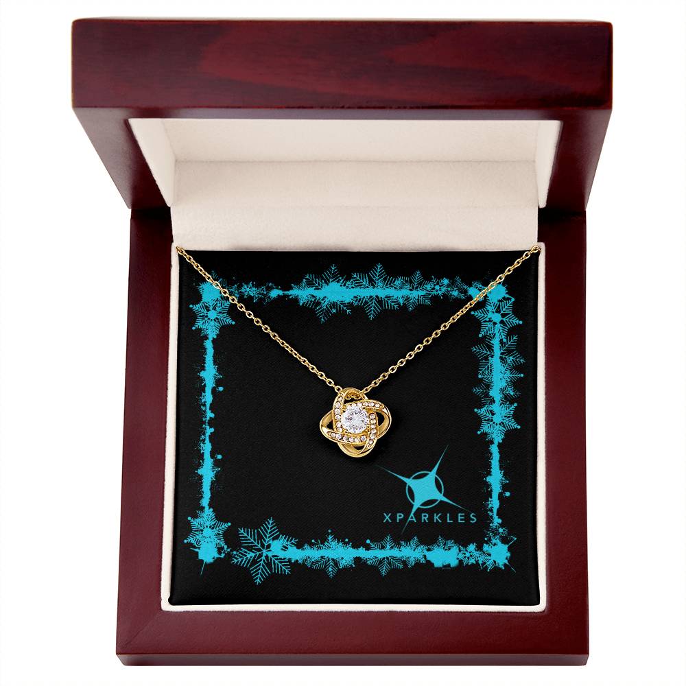 Xparkles Love Knot Necklace