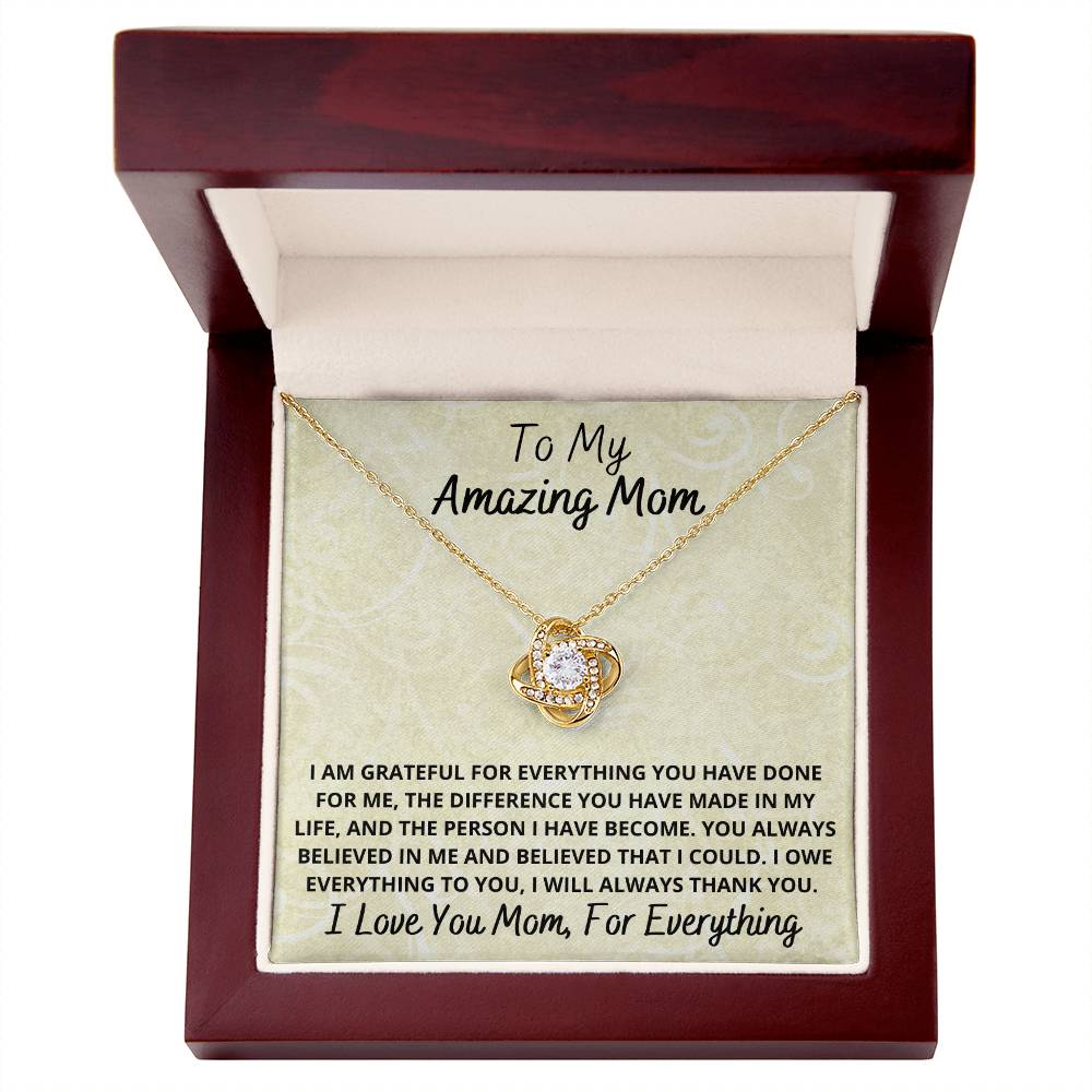 Thank You Mom Necklace