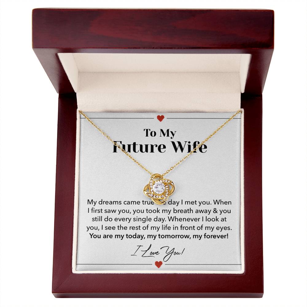 Future Wife Love Knot Necklace