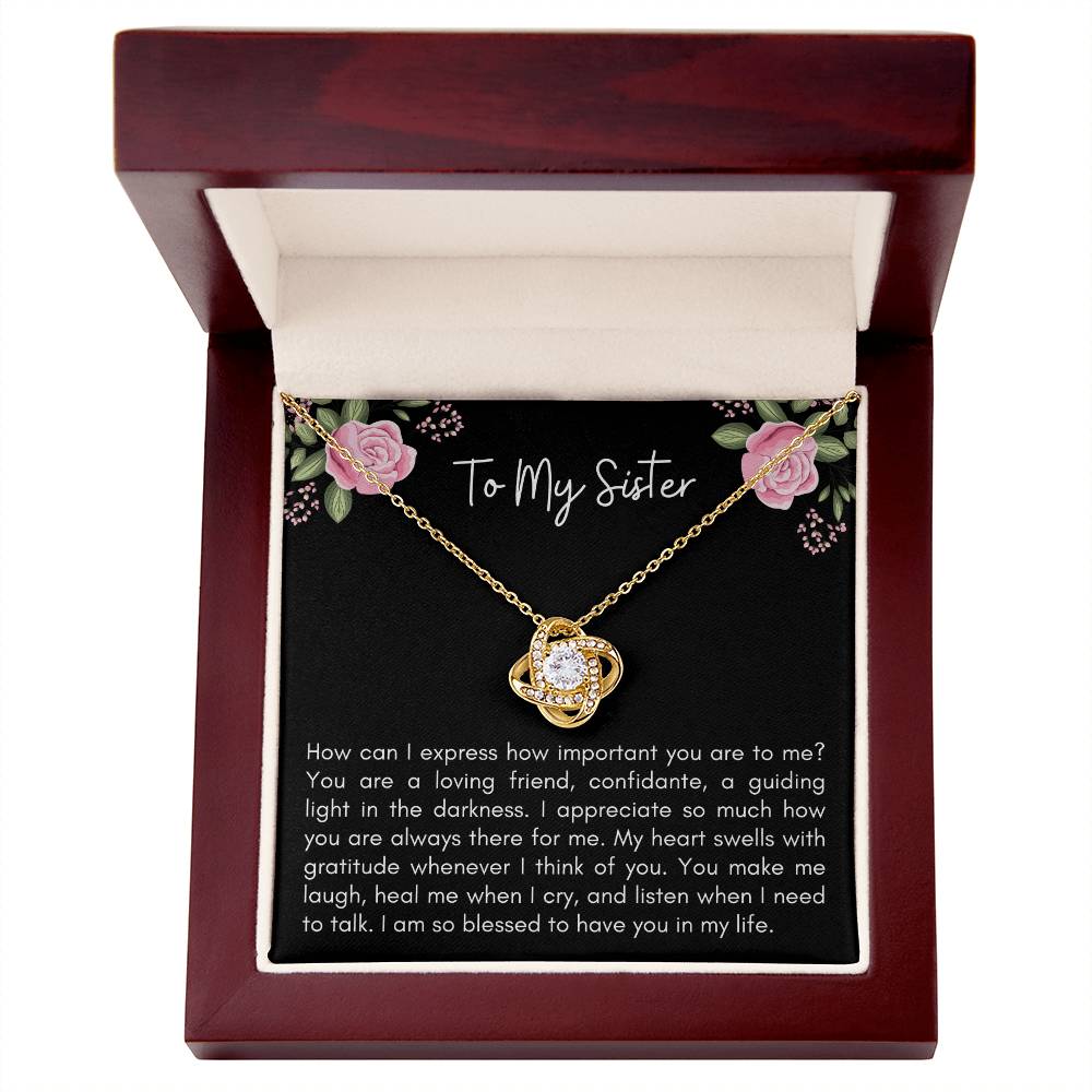 How Can I Express How - Love Knot Necklace