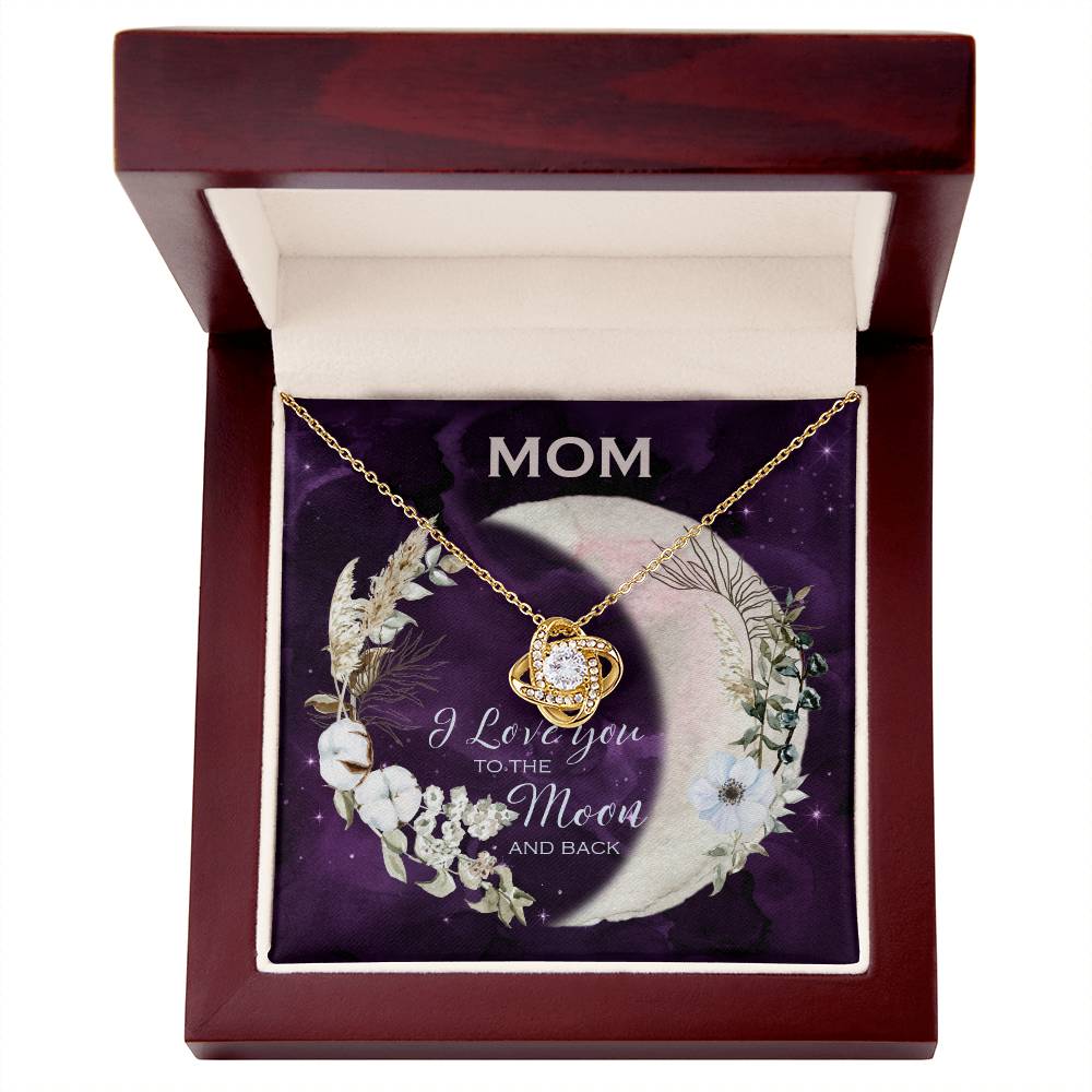 Gift for Mom, I Love You to the Moon and Back, Necklace for Mom, Mother's Day Gift, Women's Jewelry