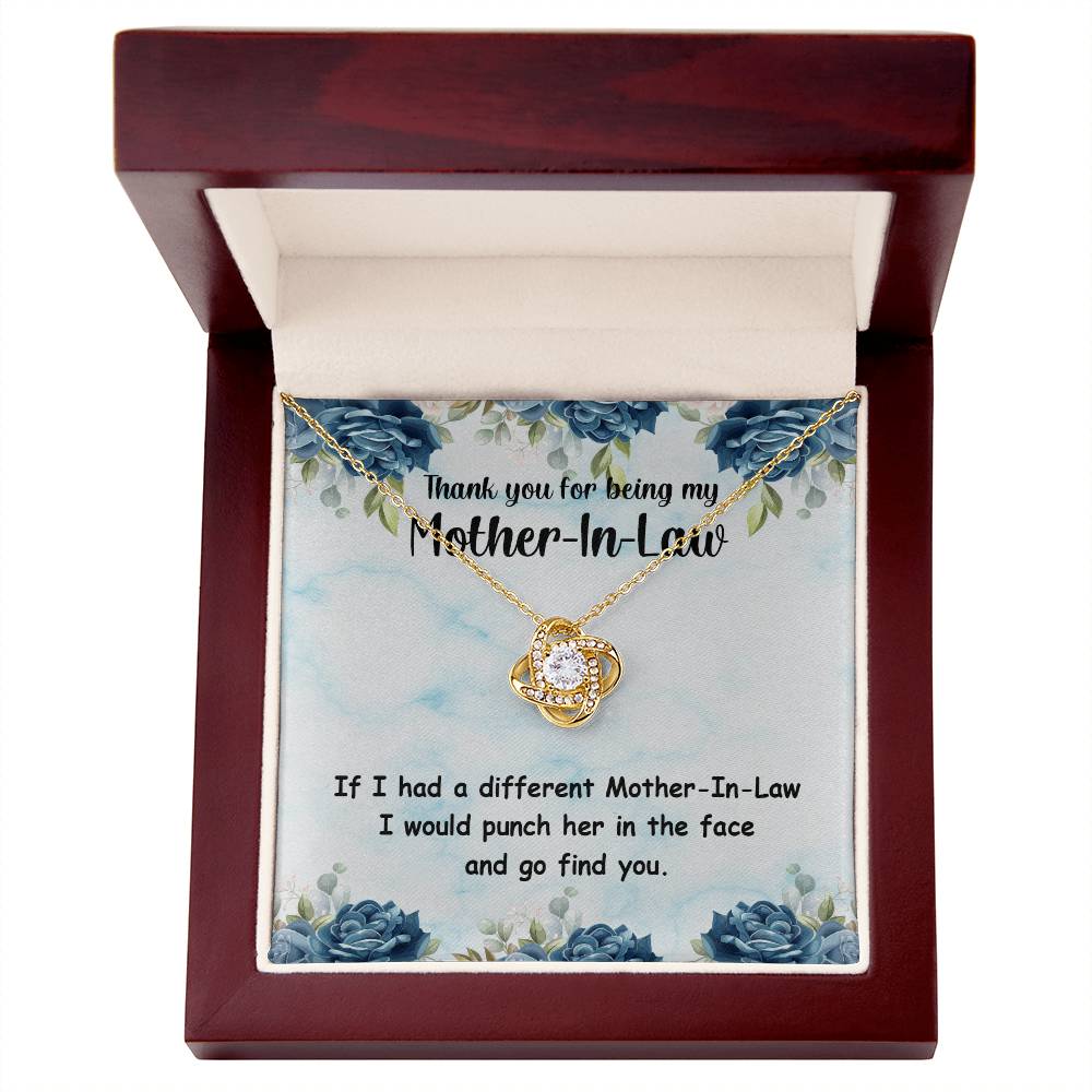 Thank You for Being My Mother-In-Law - Love Knot Necklace