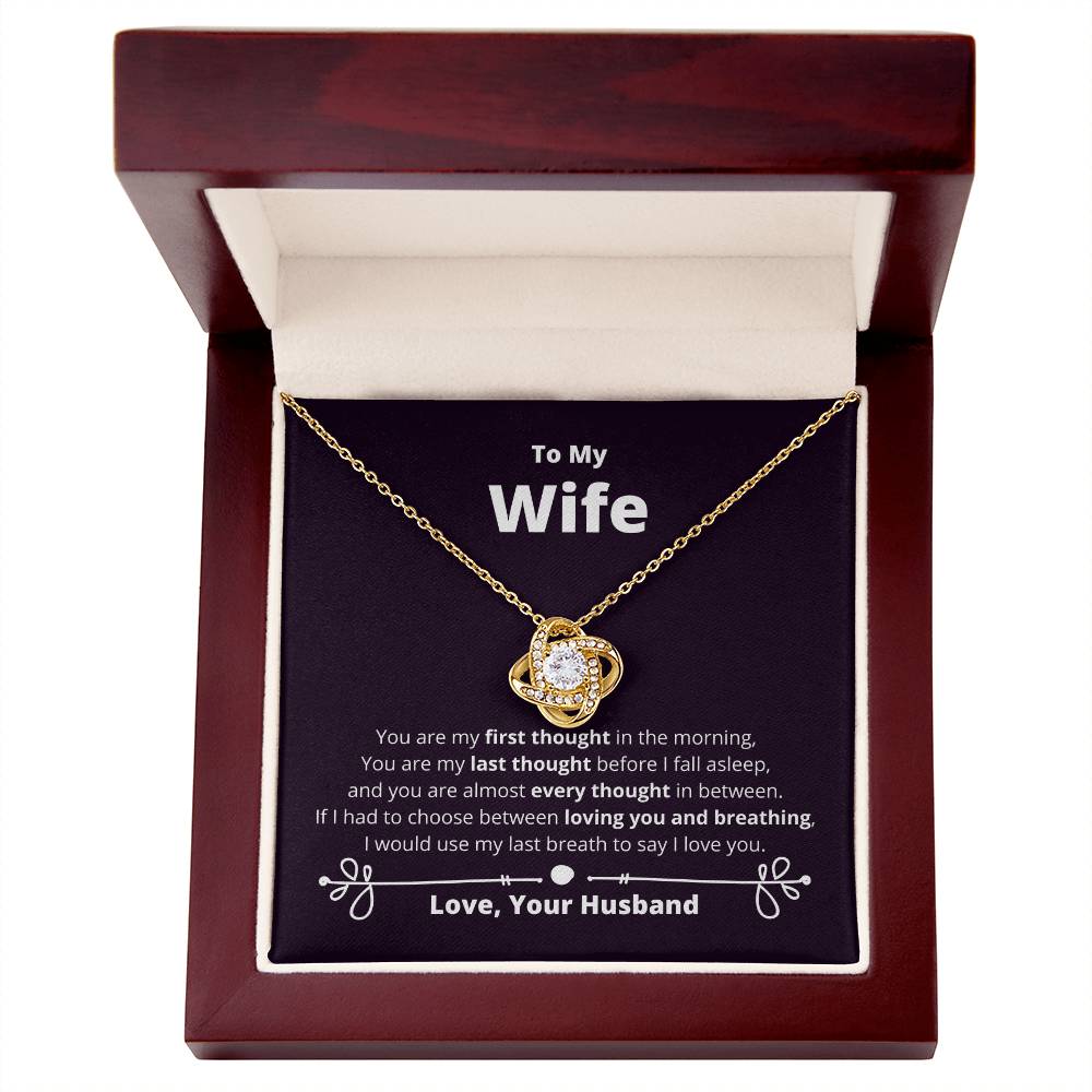 Almost Every Thought Necklace