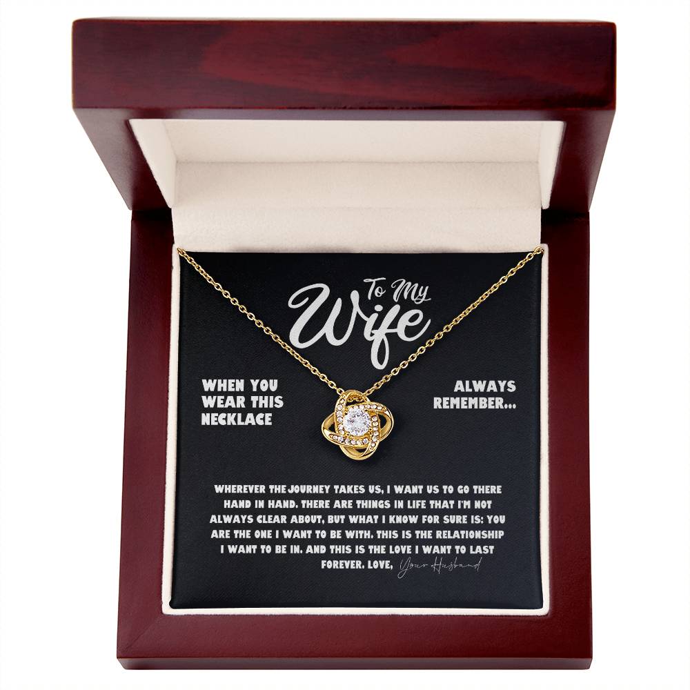 To My Wife - Your Last Everything - Forever Love Necklace - From Your Husband
