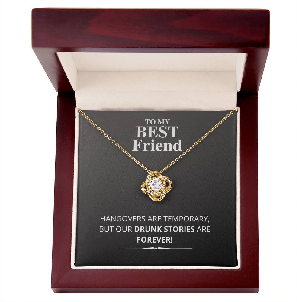 To My Best Friend - Love Knot Necklace (New Arrival)