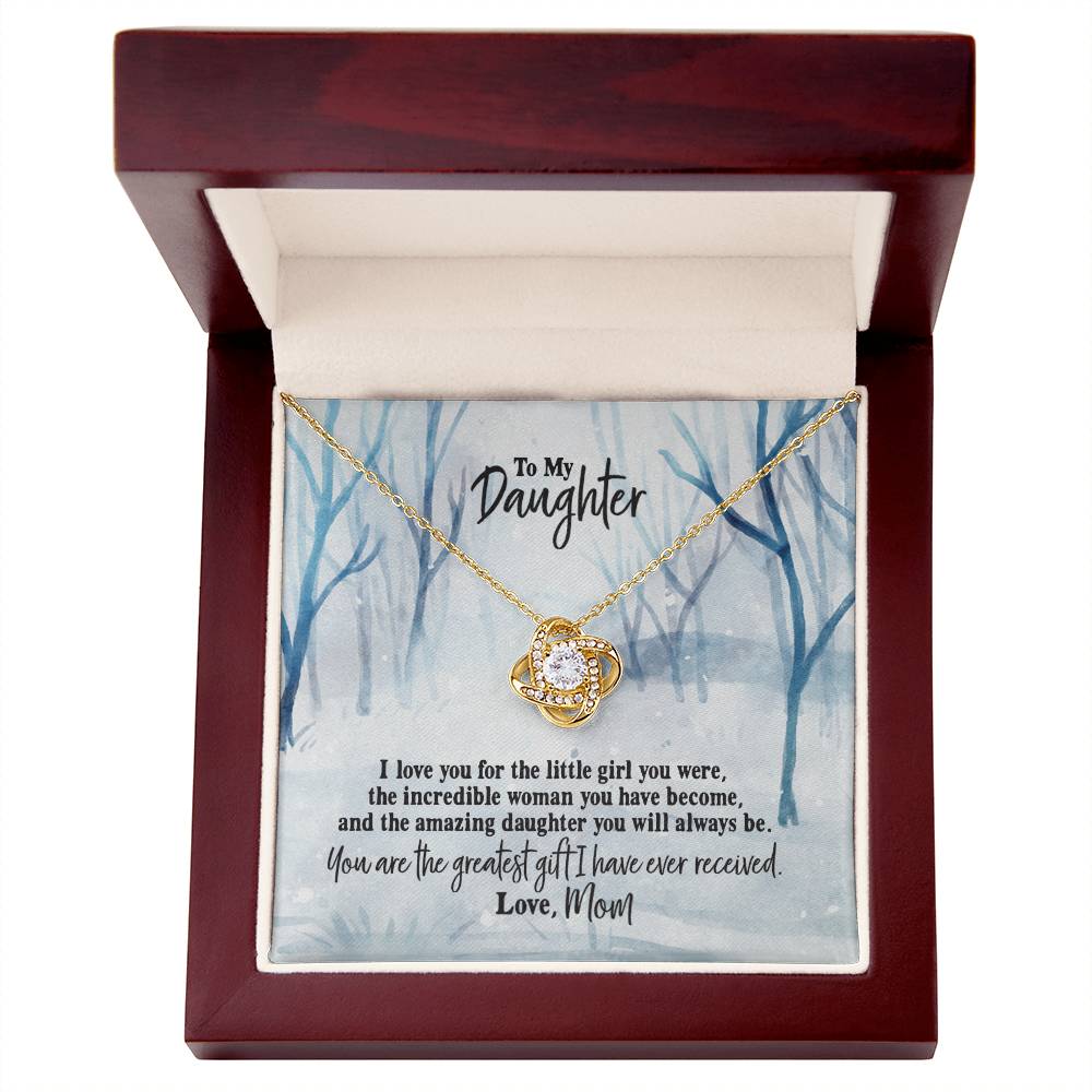 Greatest Gift Necklace for Daughter