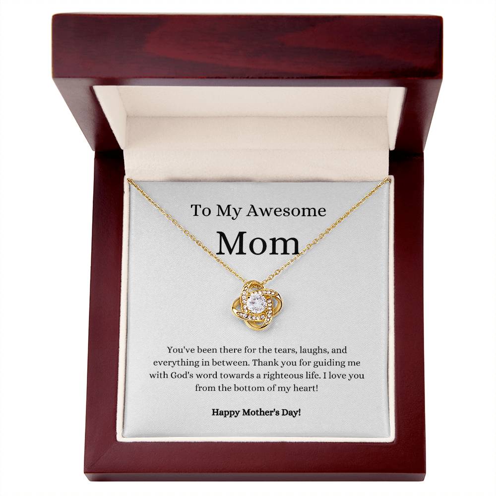 Mother's Day Laugh & Tears | Love Knot Necklace