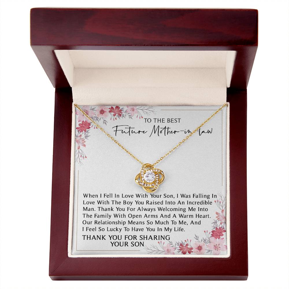 Mother of the Groom Gifts From Bride, Future Mother in Law Necklace, Mother in Law Wedding Gift