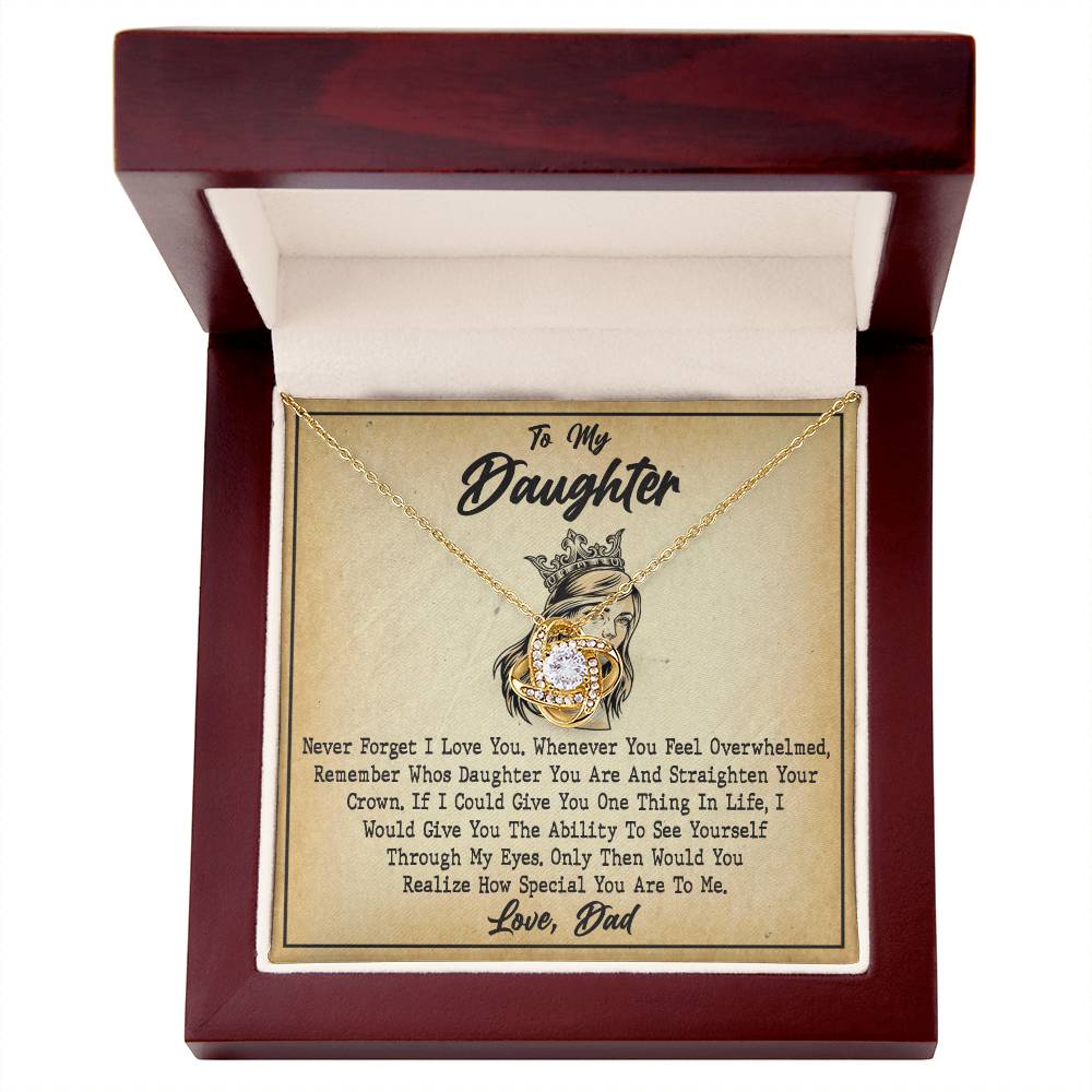 (Almost Gone) to My Daughter - Crown - Necklace