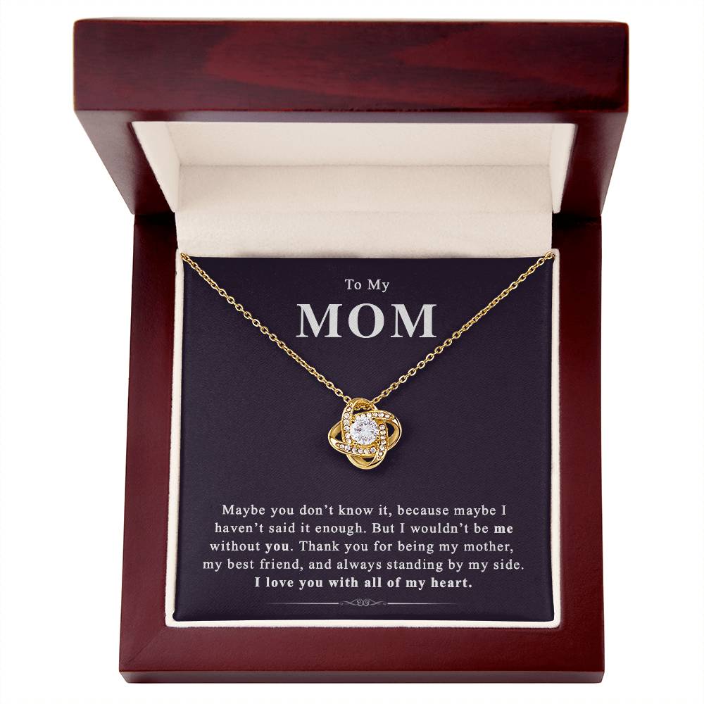 (Almost Sold Out) to My Mom - Love Knot Necklace - Perfect Gift for Mothers Day
