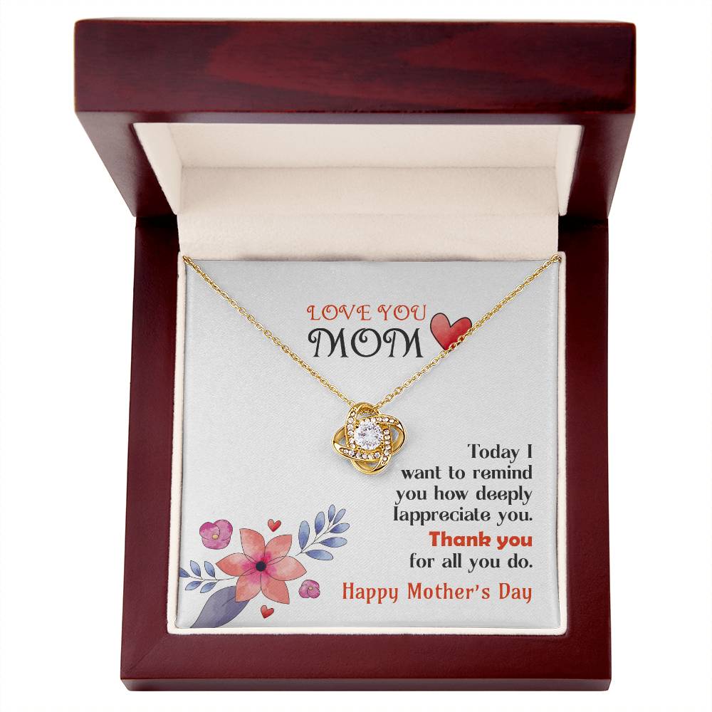 Love You Mom Necklace