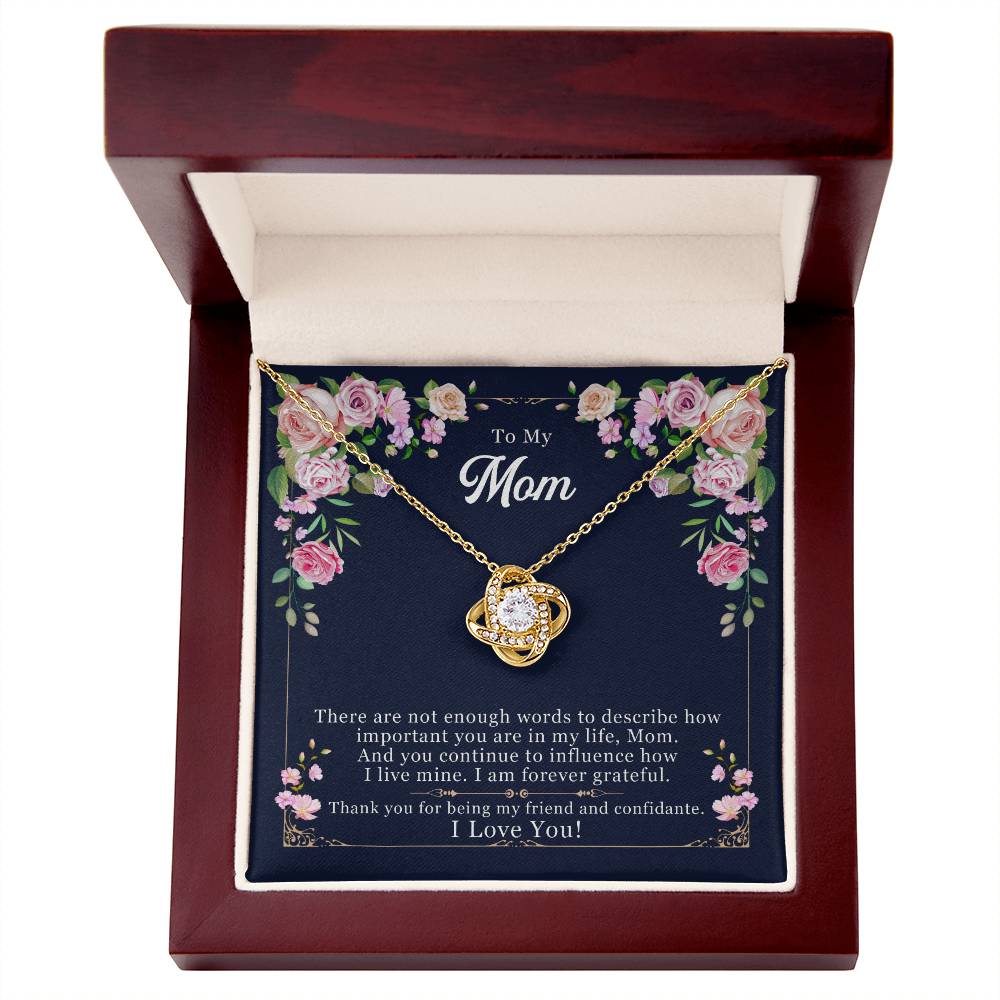 To My Mom Necklace, Gift for Mother, Mother's Day Gift Idea, Mom Gift From Daughter, Mom Gift From Son