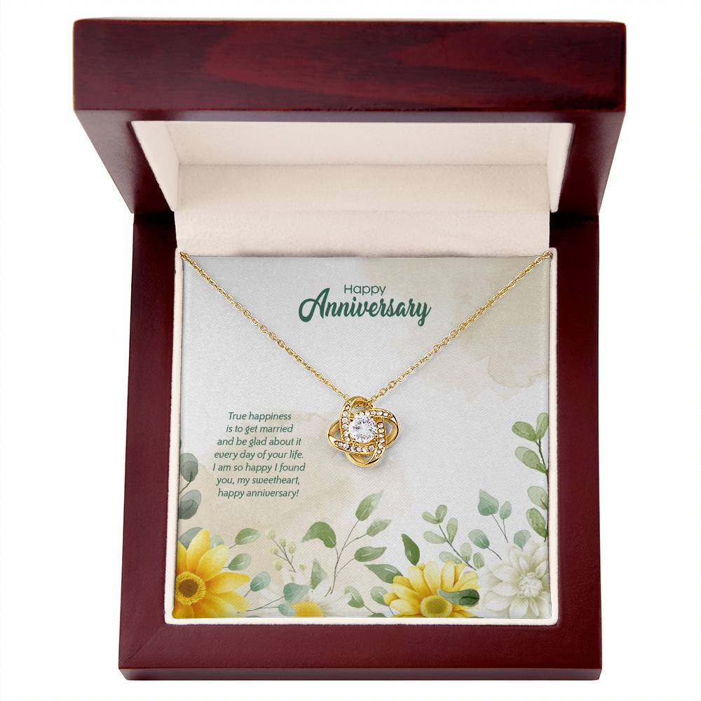(Anniversary Edition) Happily Married - Love Knot Necklace