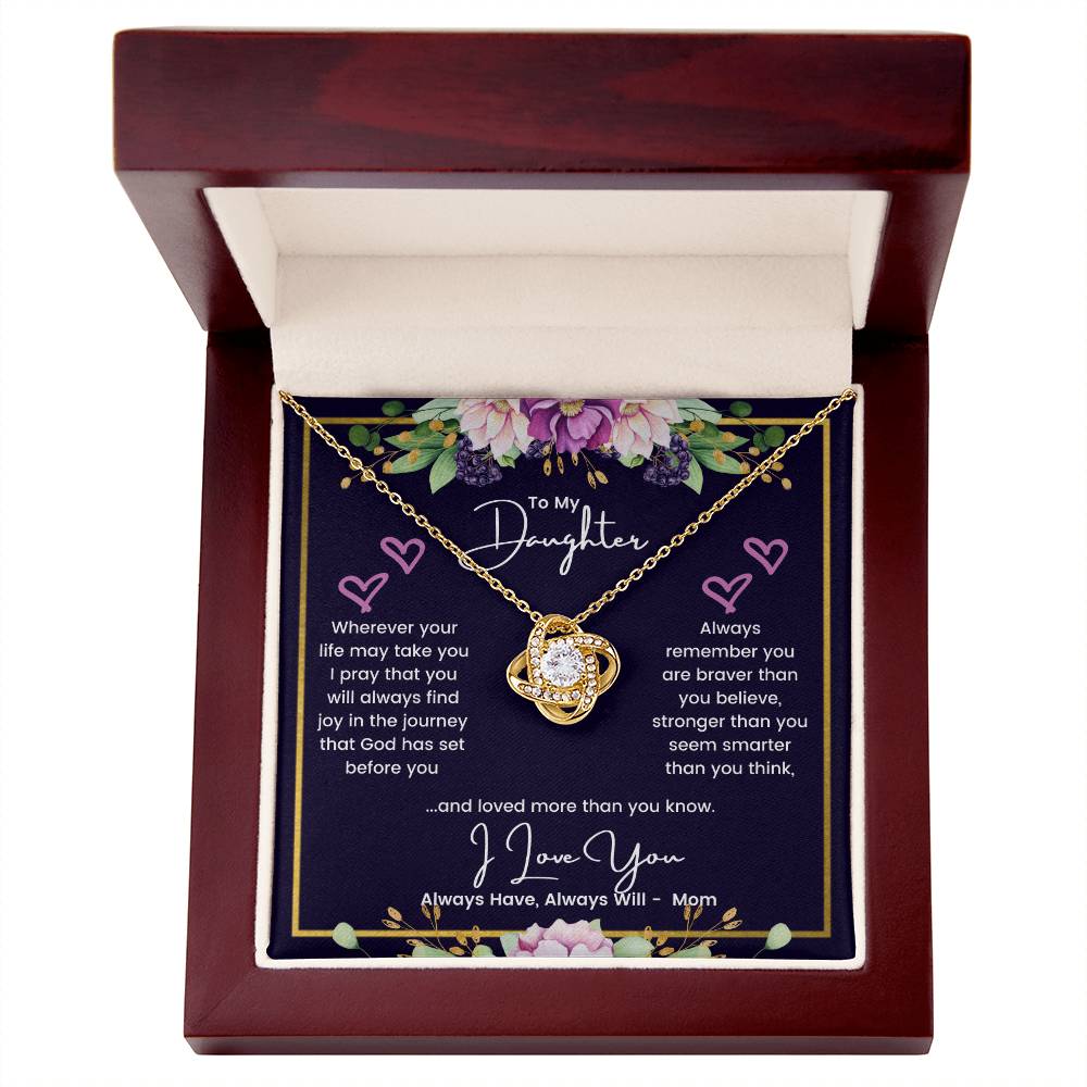 To My Daughter - You Are Loved - Necklace
