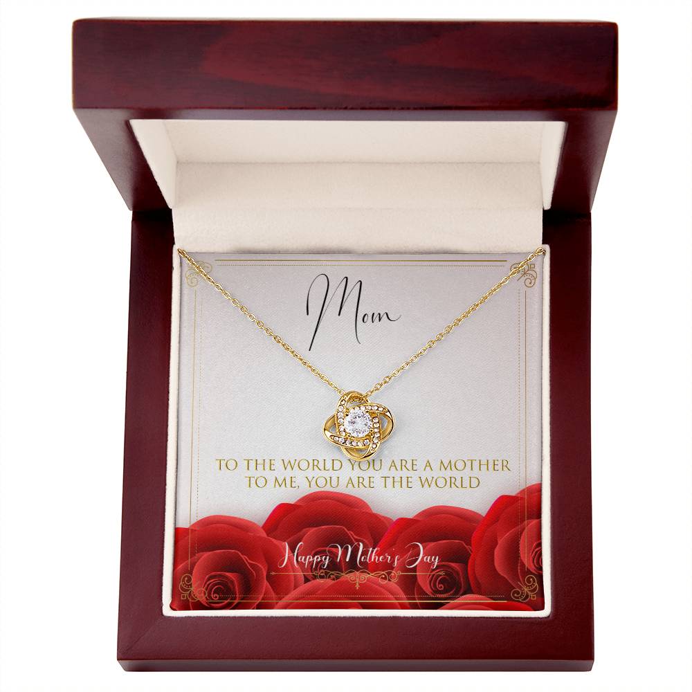 Happy Mother´s Day Love Knot Necklace