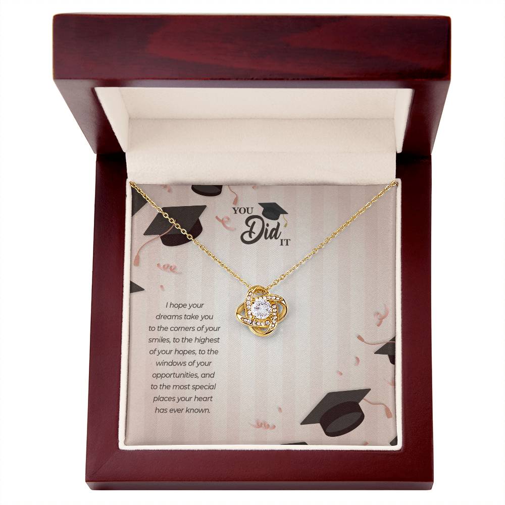 Taking You to Your Dreams - Love Knot Necklace