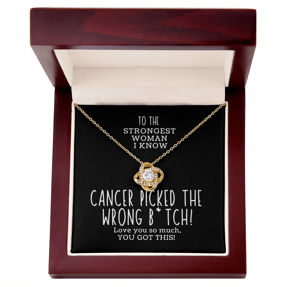 Cancer Support Necklace - Chemo Support Necklace - Gift for Strength and Encouragement