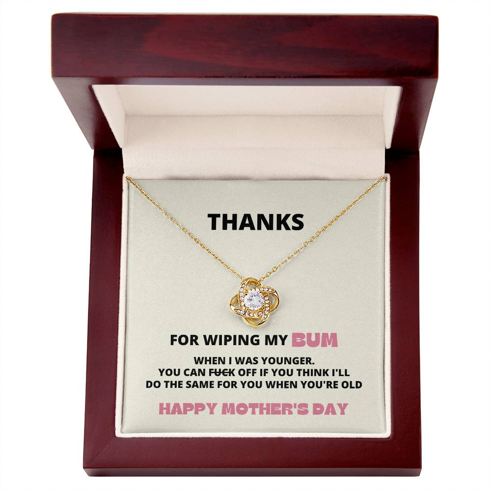 Thanks for Wiping My Bum, Funny Mothers Day Gift for Mom