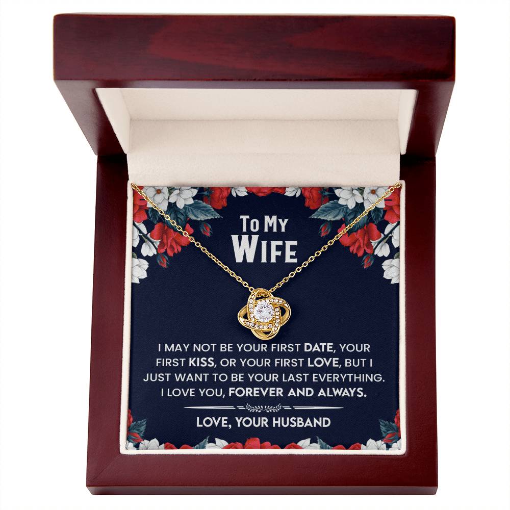 Limited Edition Love Knot Necklace Gift for Wife