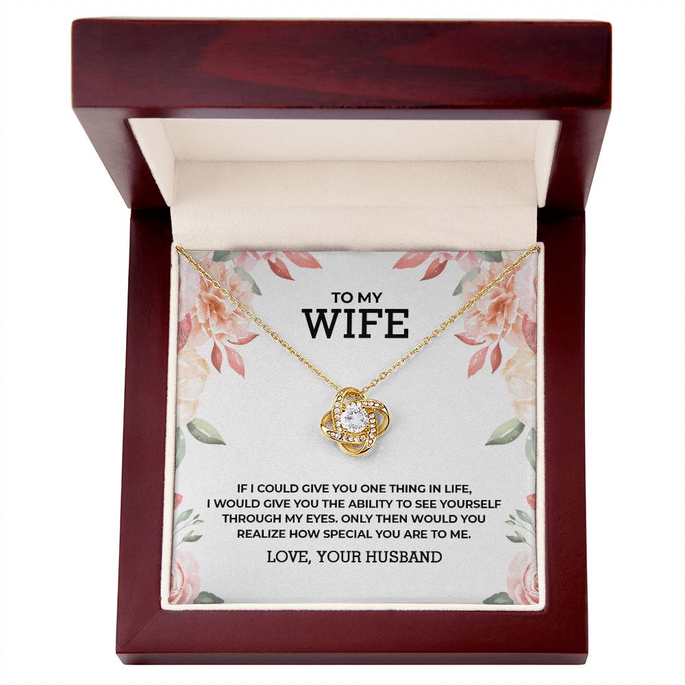 To My Wife: Through My Eyes - Necklace