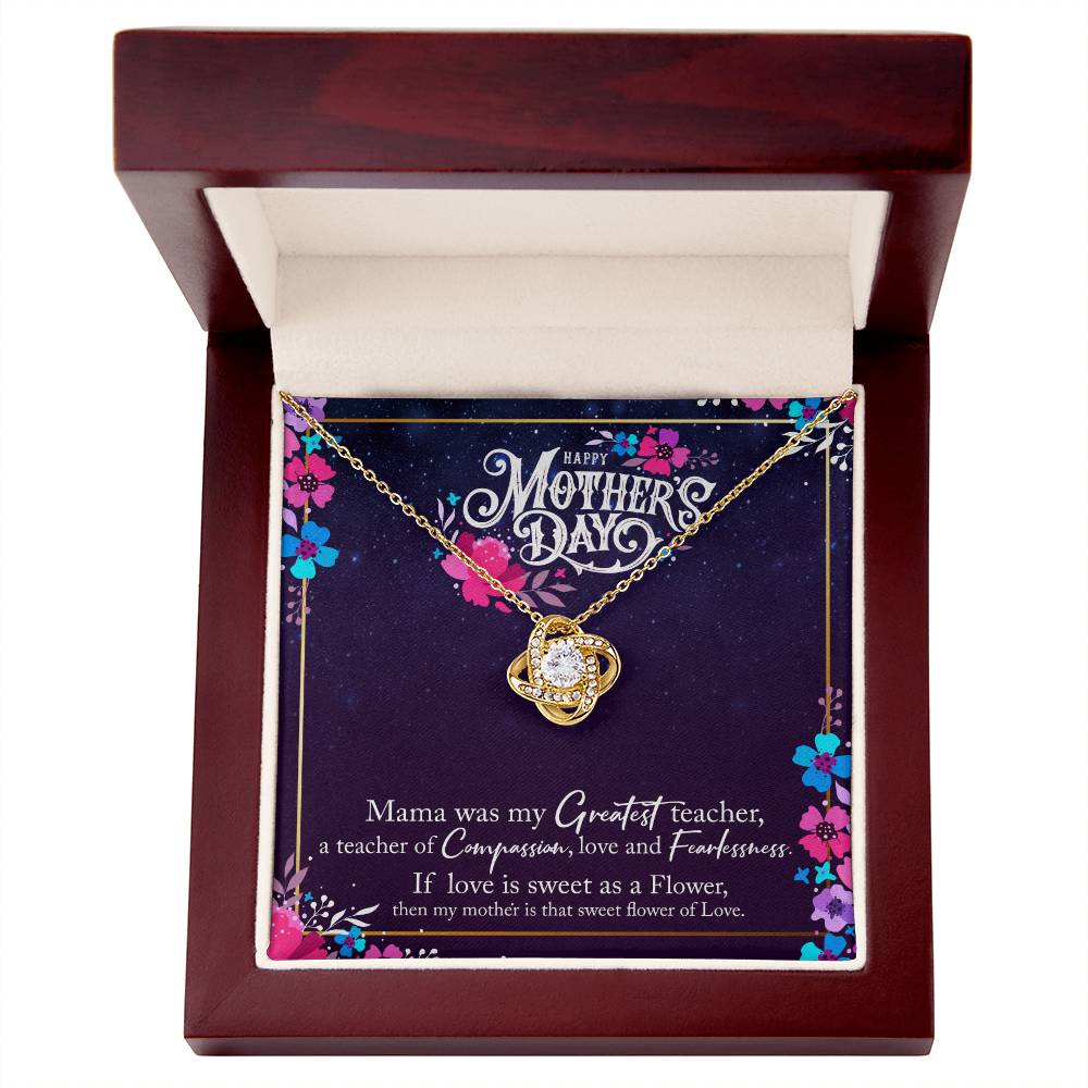 Happy Mother's Day - Love Knot Necklace - Greatest Teacher