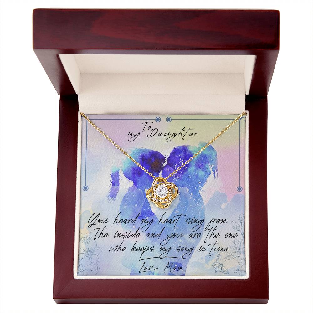 [New Stock] to My Daughter - My Heart Beats for You - Necklace