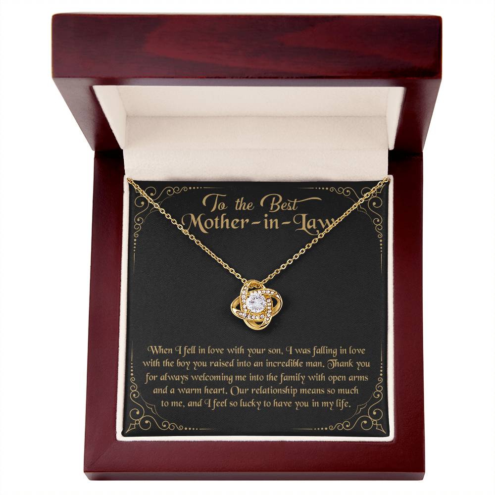To the Best Mother-In-Law Gift for Mother's Day, Birthday, Anniversary