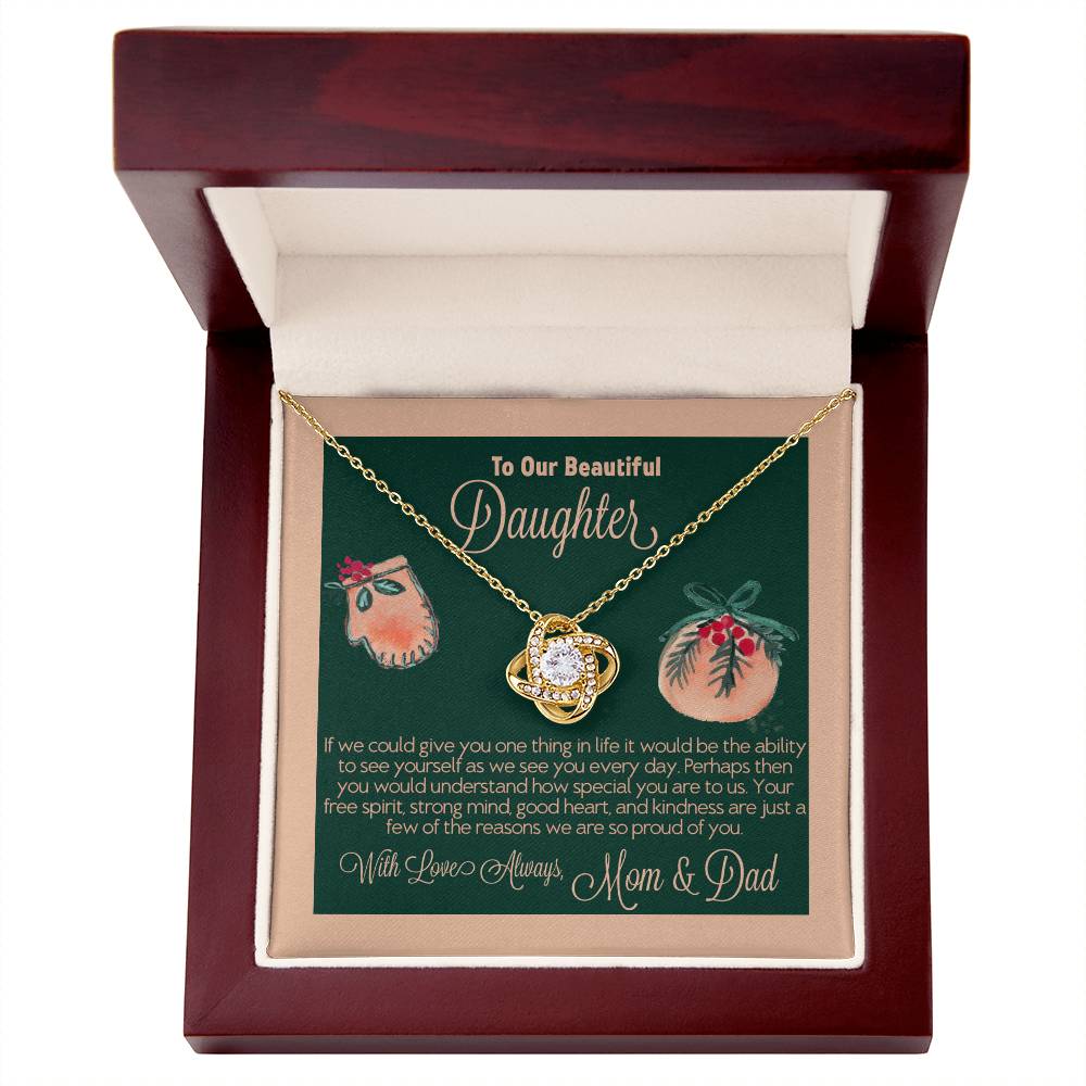 To Our Beautiful Daughter You Are Special Necklace