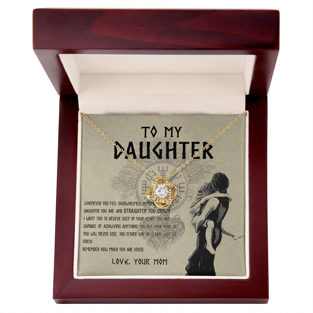 To My Daughter, Viking Daughter, Shieldmaiden Daughter, Viking Necklace for Daughter