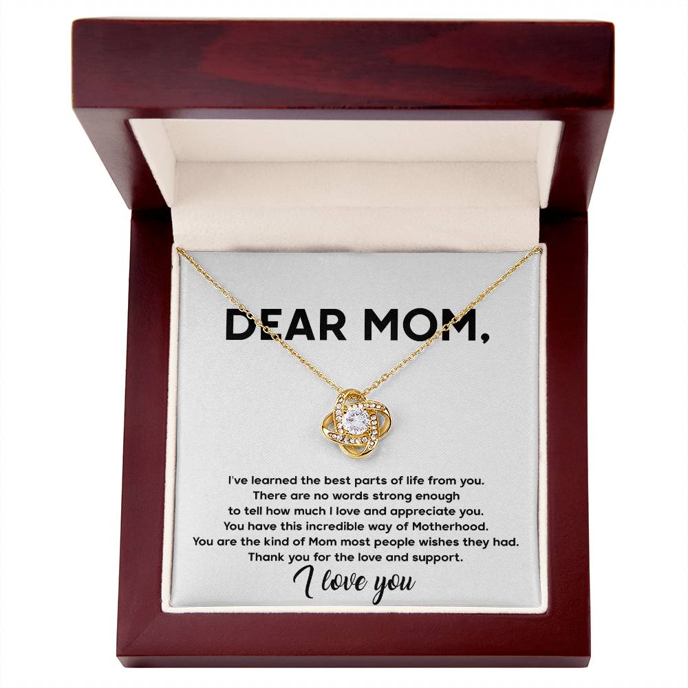 Dear Mom - Love Knot Necklace - So141